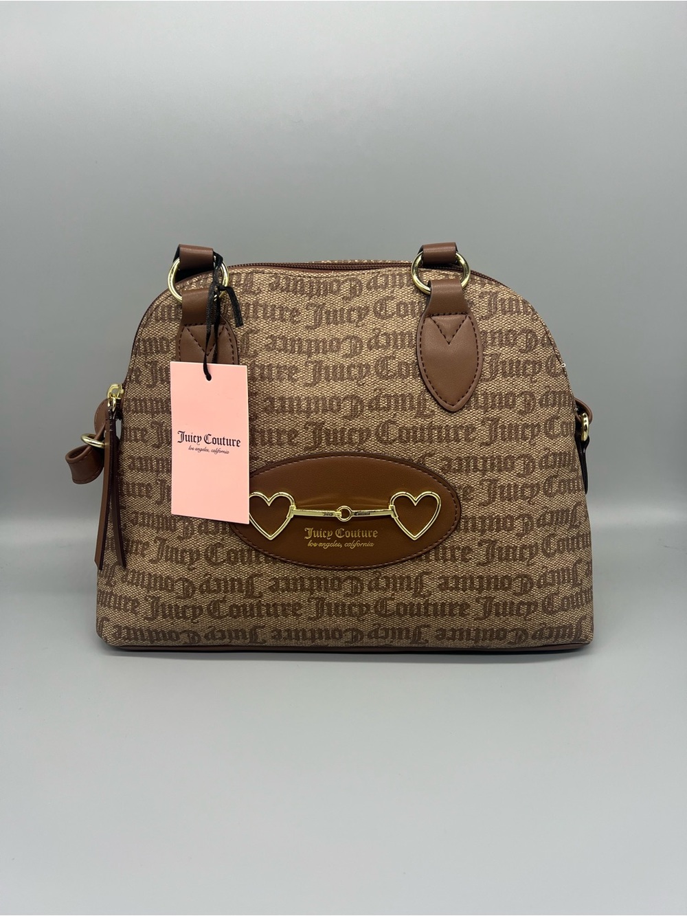 Juicy couture‎ heart to heart dome satchel purse